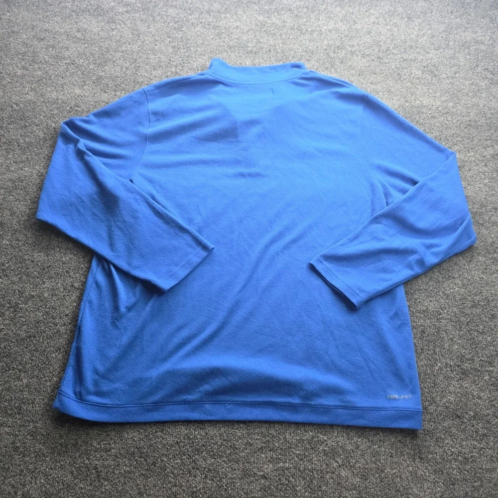 Jordan Buffalo‎ Bulls 1/4 Zip Pullover Dri-FIT Training Top XXL Blue Mens NCAA